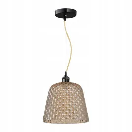 milagro-lampa-wiszaca-rio-e27-bursztynowy