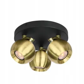 italux-lampa-sufitowa-lafin-3xgu10-czarny-piaskowany-mosiadz