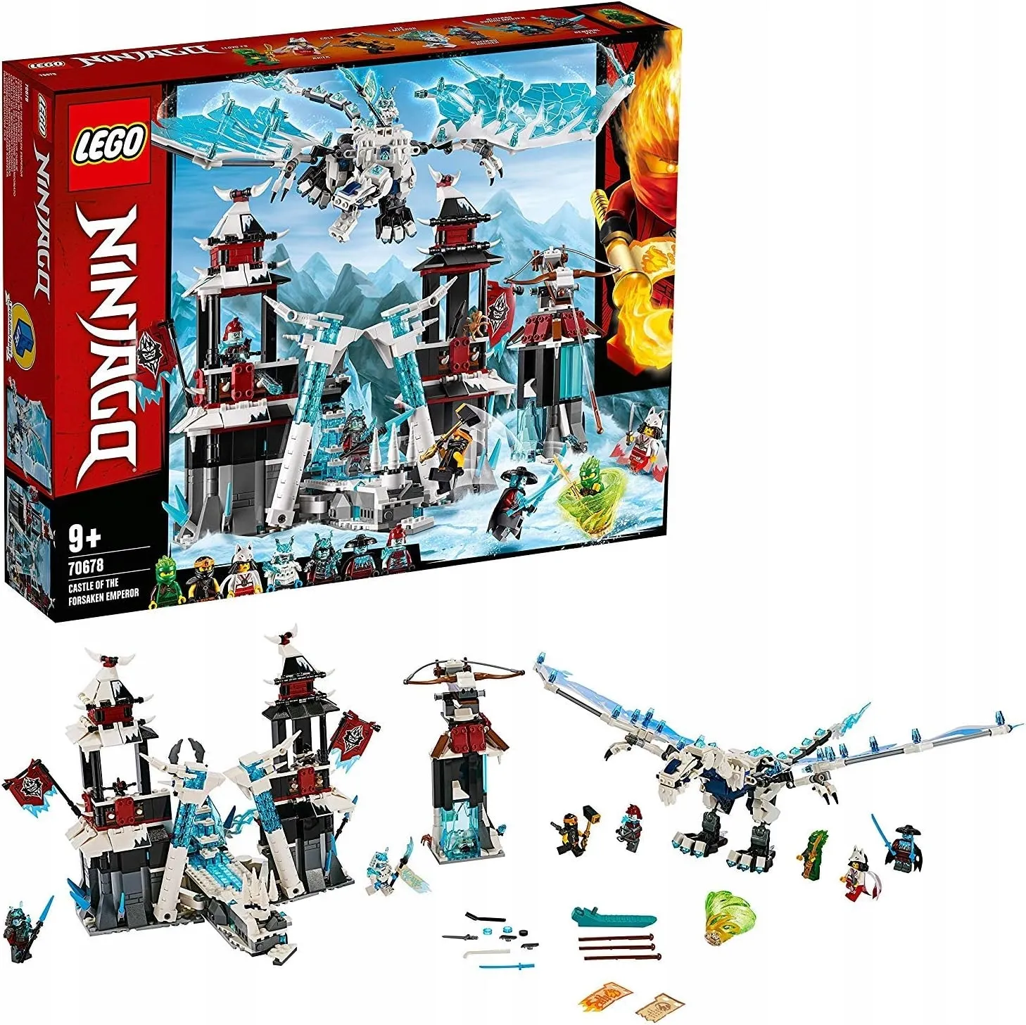 Klocki LEGO Ninjago Zestaw Zamek Zapomnianego Cesarza 70678