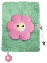 pamietnik-a5-wlochacz-z-klodka-3d-my-little-rriend-pink-flower-96-k