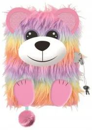 pamietnik-a5-wlochacz-z-klodka-3d-my-little-friend-rainbow-bear-96-k