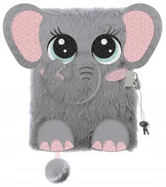 pamietnik-a5-wlochacz-z-klodka-3d-my-little-friend-elephant-96-k