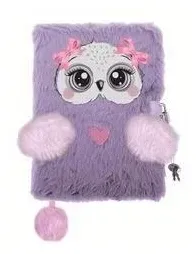 pamietnik-z-klodka-a5-96k-3d-wlochacz-violet-owl