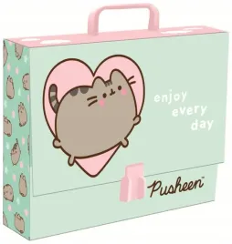 teczka-z-raczka-a4-xl-pusheen-mint