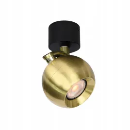italux-lampa-sufitowa-lafin-gu10-czarny-piaskowany-mosiadz