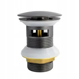 korek-umywalkowy-klik-klak-z-przelewem-czarny-mat-mosiezny-automatyczny