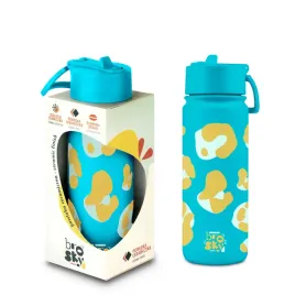 brosky-wild-niebieska-butelka-na-wode-z-nadrukiem-w-motyw-zwierzecy-550-ml