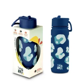 brosky-wild-granatowa-butelka-na-wode-z-nadrukiem-w-motyw-zwierzecy-550-ml