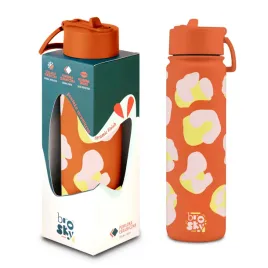 brosky-wild-ceglasta-butelka-na-wode-z-nadrukiem-w-motyw-zwierzecy-680-ml