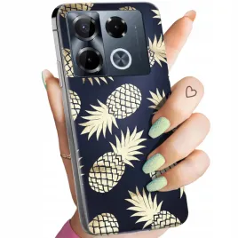 etui-do-infinix-note-40-pro-4g-5g-wzory-ananas-owoce-egzotyczne-obudowa