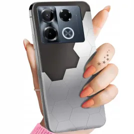 etui-do-infinix-note-40-pro-4g-5g-wzory-szare-metallic-grey-obudowa-case