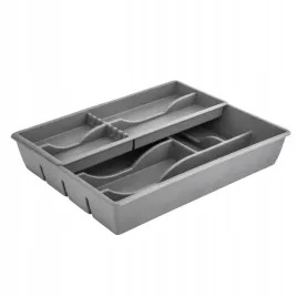 dwupoziomowy-wklad-do-szuflady-na-sztucce-lyzki-kuchenna-szary