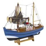 niebieski-model-kolekcjonerski-statek