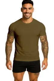 koszulka-meska-termoaktywna-szybkoschnaca-treningowa-khaki-xxl
