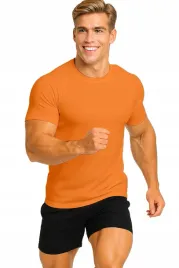 koszulka-meska-termoaktywna-szybkoschnaca-treningowa-pomaranczowa-fluo-xl