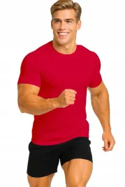 koszulka-meska-termoaktywna-szybkoschnaca-treningowa-czerwona-l
