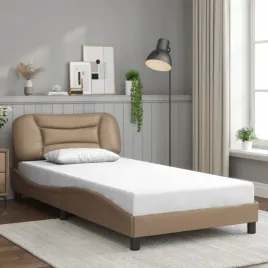 vidaxl-rama-lozka-z-zaglowkiem-cappuccino-100x200-cm-sztuczna-skora