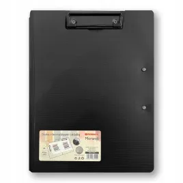 deska-z-dwoma-klipami-i-okladka-a4-a3-czarna