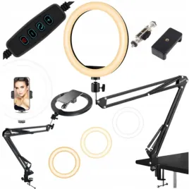lampa-pierscieniowa-statyw-biurkowy-uchwyt-na-smartfona-vlog-streaming-yt