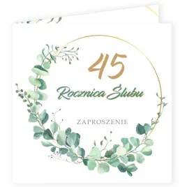 zaproszenie-45-rocznica-slubu-eukaliptus-beauty-15x15-cm-1-szt