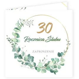 zaproszenie-30-rocznica-slubu-eukaliptus-beauty-15x15-cm-1-szt