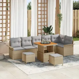 vidaxl-sofa-ogrodowa-9-czesciowa-z-bezowymi-poduszkami-z-polirattanu-i-akac