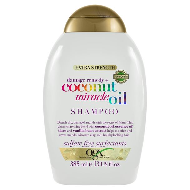 ﻿OGX SHAMPOO COCONUT MIRACLE OIL Szampon regeneracja i nawilżenie 385 ML