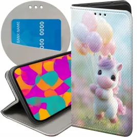 etui-z-klapka-do-honor-magic7-pro-wzory-jednorozec-bajki-ksiezniczki-case