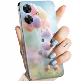 etui-do-realme-note-60-wzory-jednorozec-bajki-ksiezniczki-obudowa-case