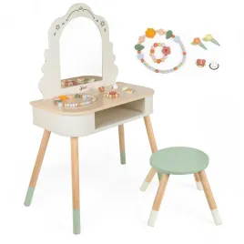 classic-world-drewniana-toaletka-z-lustrem-krzeselkiem-i-akcesoriami-pastel