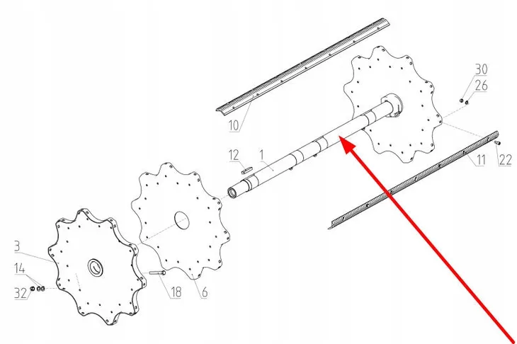 101379817-wal-bebna-mlocacego-numer-katalogowy-czesci-101379817