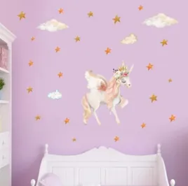 naklejka-scienna-do-pokoju-dzieciecego-jednorozec-samoprzylepna-60x36cm