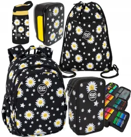 wyprawka-coolpack-plecak-piornik-worek-bidon-sniadaniowka-daisy