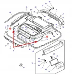 4278388m1-uszczelka-dachu-kabiny-stan-nowy