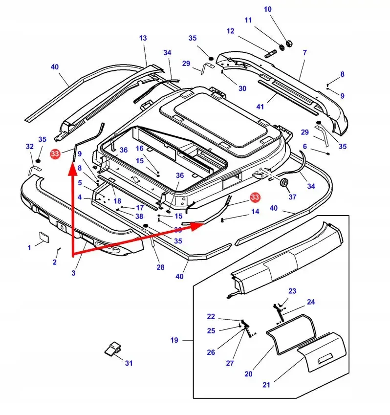 4278388m1-uszczelka-dachu-kabiny