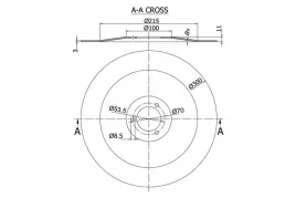 951498n-talerz-redlicy-gladki-300x3-0-mm