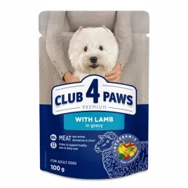 club-4-paws-saszetka-adult-small-breeds-lamb-in-gravy-100g