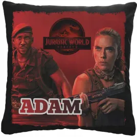 czarna-poduszka-prezent-dziecka-jurassic-world-park-rebirth-odrodzenie