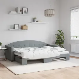 vidaxl-lezanka-rozsuwana-jasnoszara-80x200-cm-tkanina