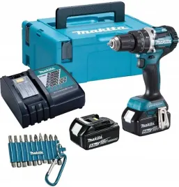 wiertarko-wkretarka-akumulatorowa-udarowa-18v-2-5-0ah-dhp484rtj-makita