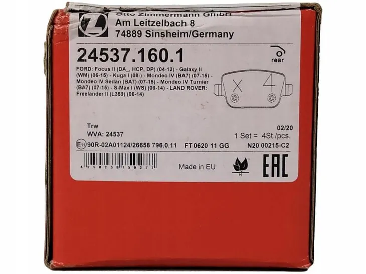 klocki-ham-tyl-ford-s-max-2-0tdci-06-zimmermann-24537-160-1-rodzaj-tarcz-wentylowane
