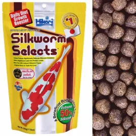 hikari-koi-silkworm-selects-medium-500g-pokarm-z-larw-jedwabnikow-naturalne