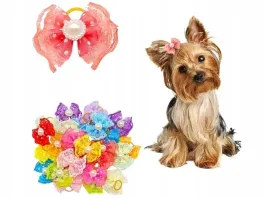 kokardka-dla-psa-yorka-shih-tzu-maltanczyk-jednokolorowe-z-ozdoba-mix-10-x