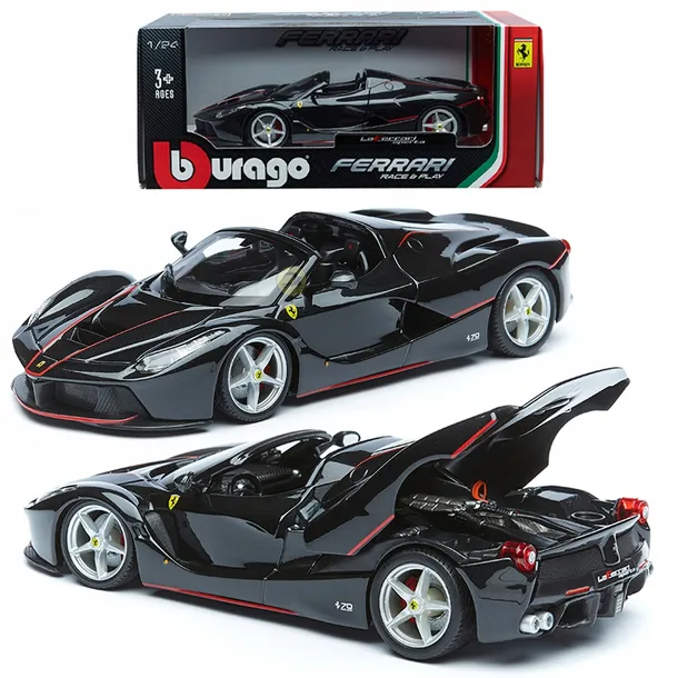 laferrari-aperta-black-1-24-bburago-stan-opakowania-oryginalne