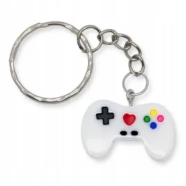 brelok-gamingowy-kontroler-pad-xbox-zawieszka-prezent-do-kluczy-bialy