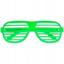 okulary-imprezowe-ozdobne-retro-neon-zielone-styl-shutter-shades-party