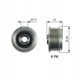 sprzegielko-alternatora-gates-gates-oap7161-gates-waga-z-opakowaniem-6-kg