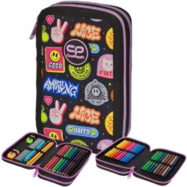 piornik-szkolny-z-wyposazeniem-podwojny-emotikony-jumper-2-coolpack