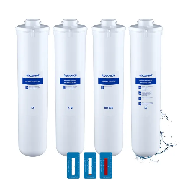 Wkłady K2,K5,K7M,RO-50S zestaw filtrów do Aquaphor Morion + timestrip 12M