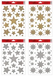 witraz-20-x-30-gwiazdki-zlote-srebrne-wb-21-wxg-5003